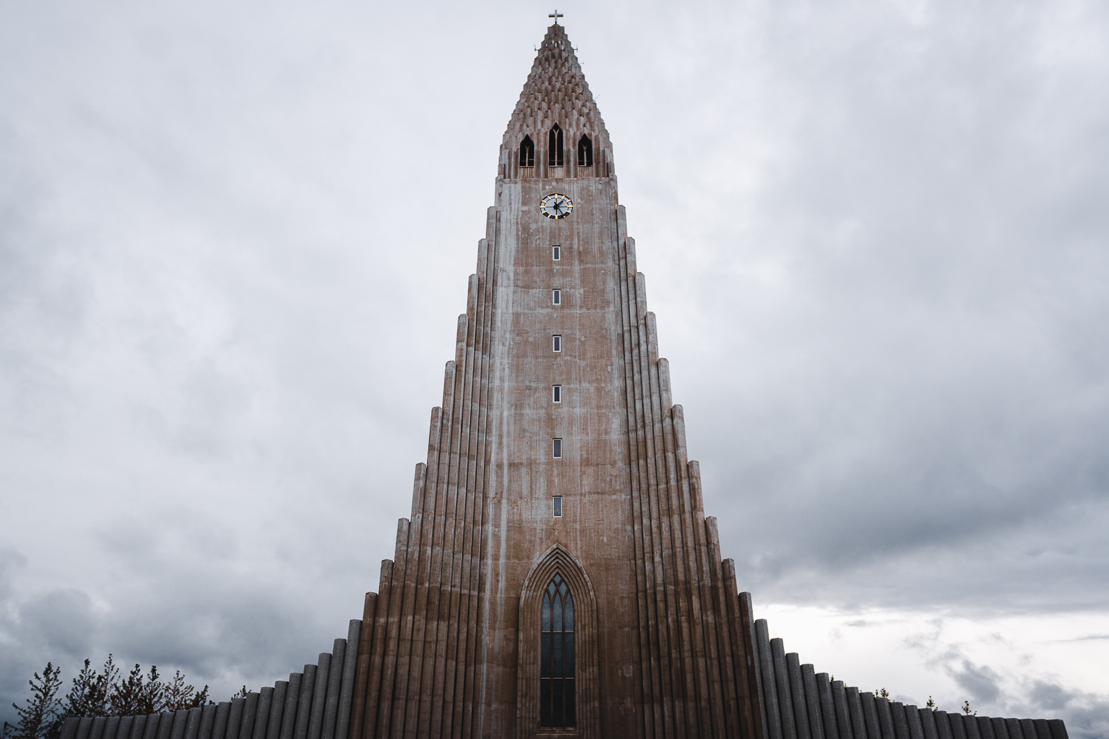 Reykjavík’s iconic church rises like a basalt cathedral spaceship – the perfect farewell shot before heading back to reality.