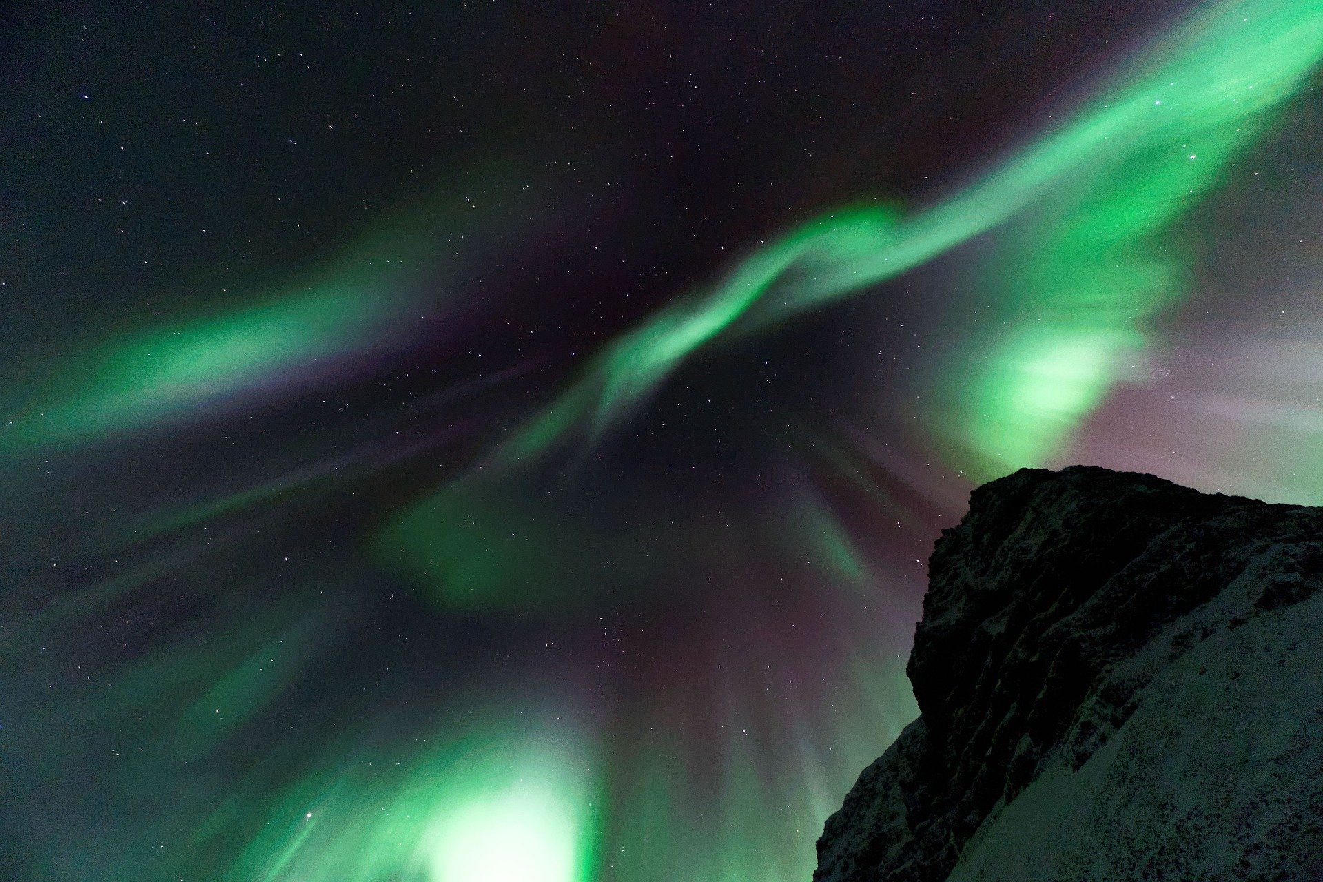 Aurora borealis in Iceland