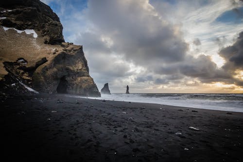 Scene from Game of Thrones Season 7 filmed at Reynisfjara Beach, Iceland – where the Wall meets the sea at Eastwatch