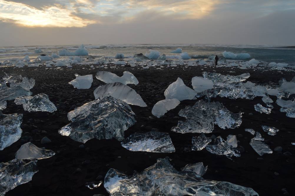 Diamond beach in Iceland Diamond beach in Iceland