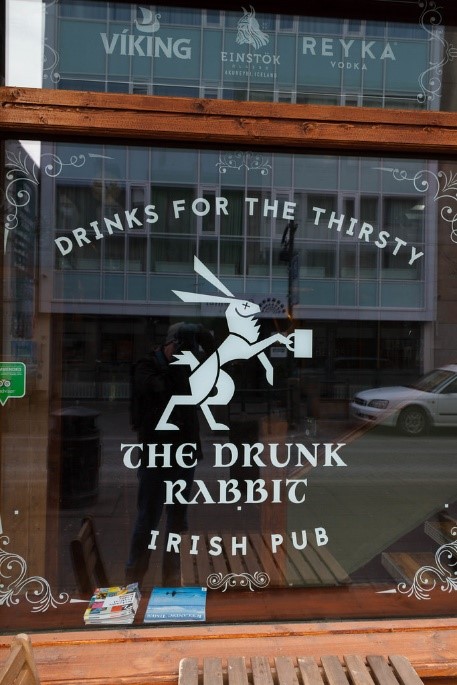 Drunk Rabbit Pub in Iceland