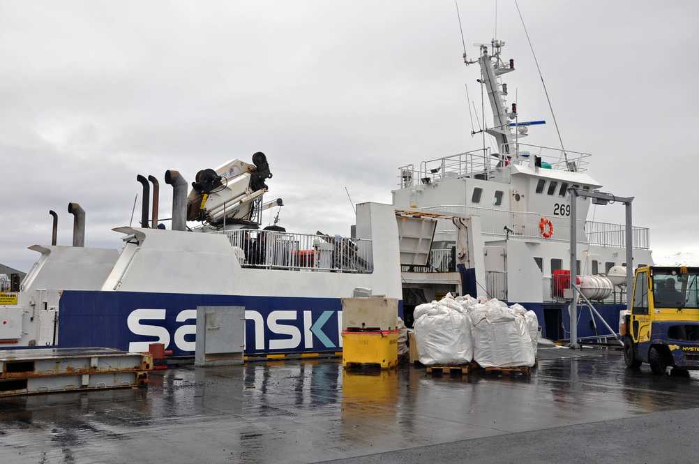 Ferry to Grimsey in Iceland