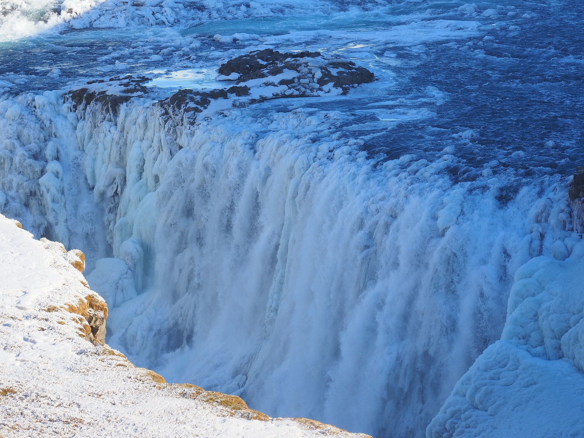 Gullfoss in winter