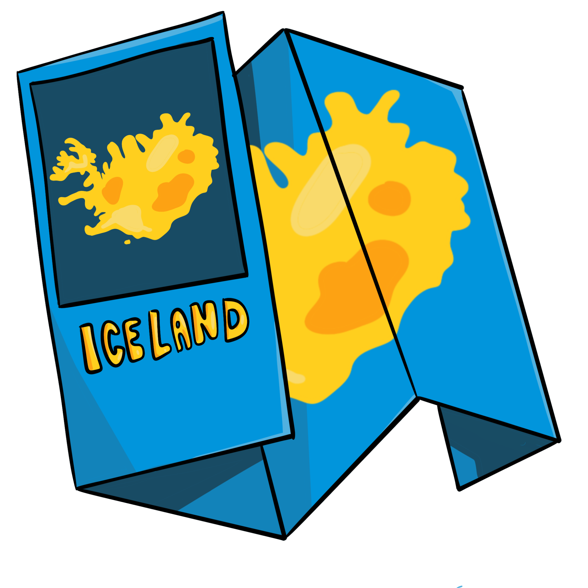 Mappa del'Islanda