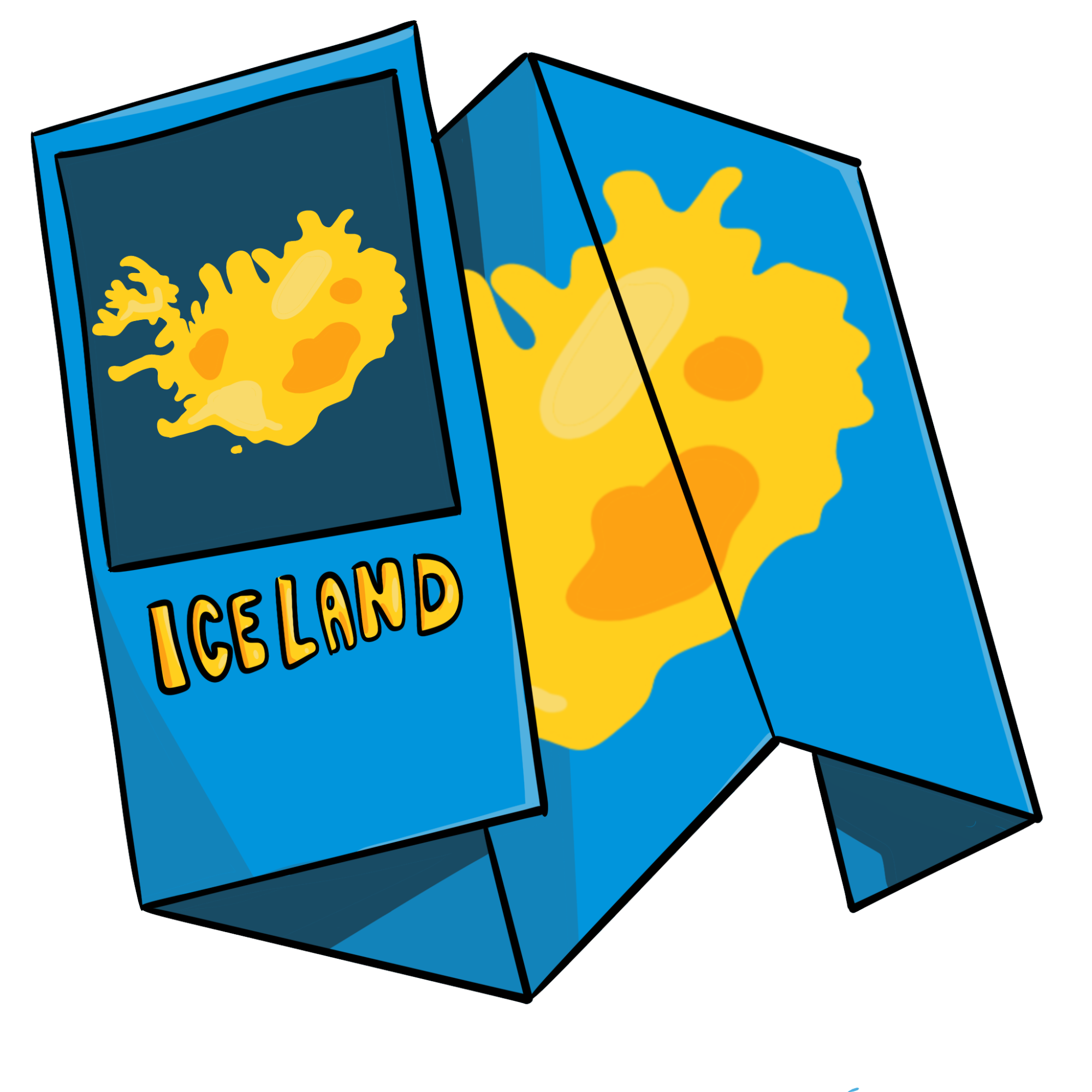 Mapa de Islandia