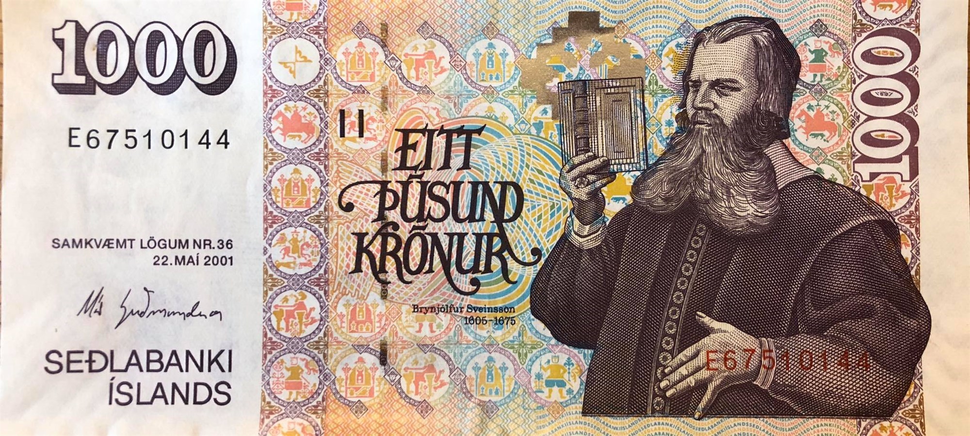 ISK 1000 Banknote