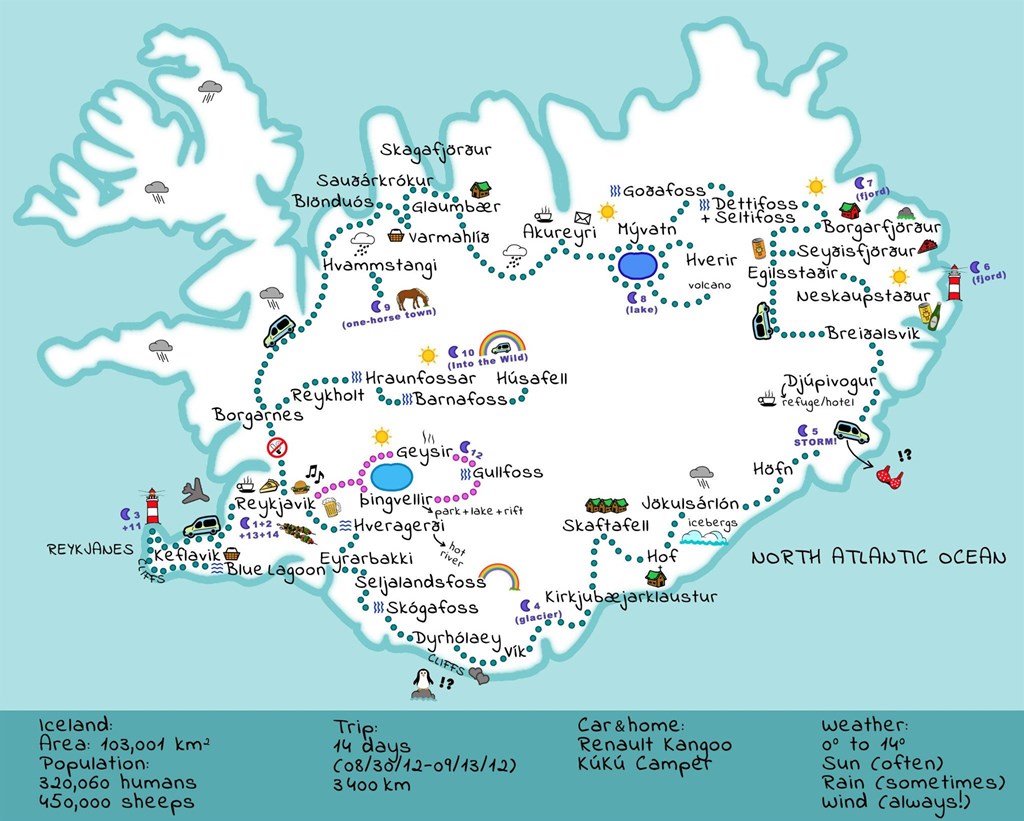 Plan Your Icelandic Campervan Trip With One Of Our Kuku Maps