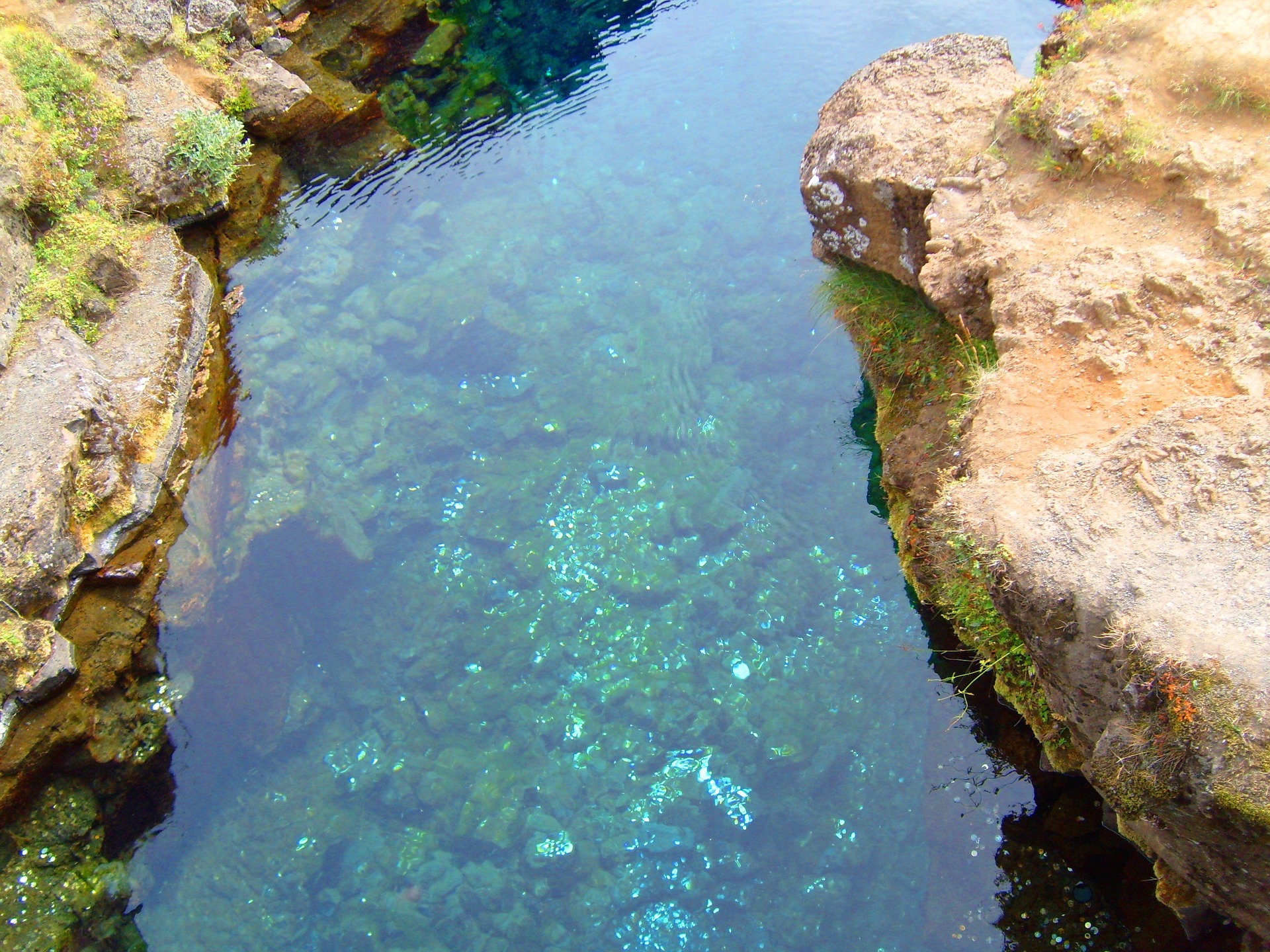 Peningagja rift in Thingvellir national park