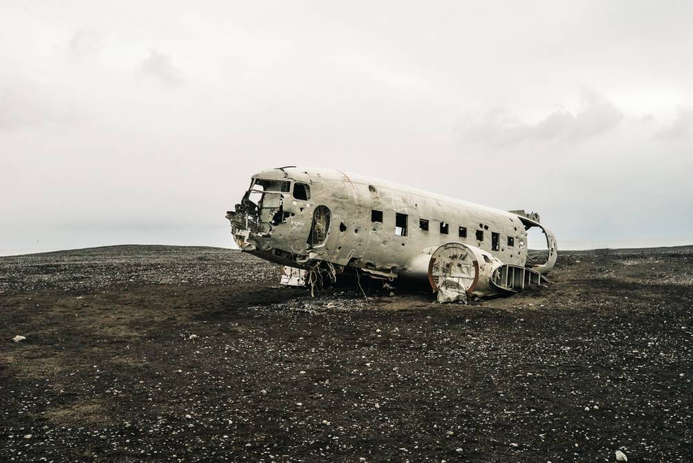 Solheimasandur plane wreck in Iceland Solheimasandur plane wreck in Iceland
