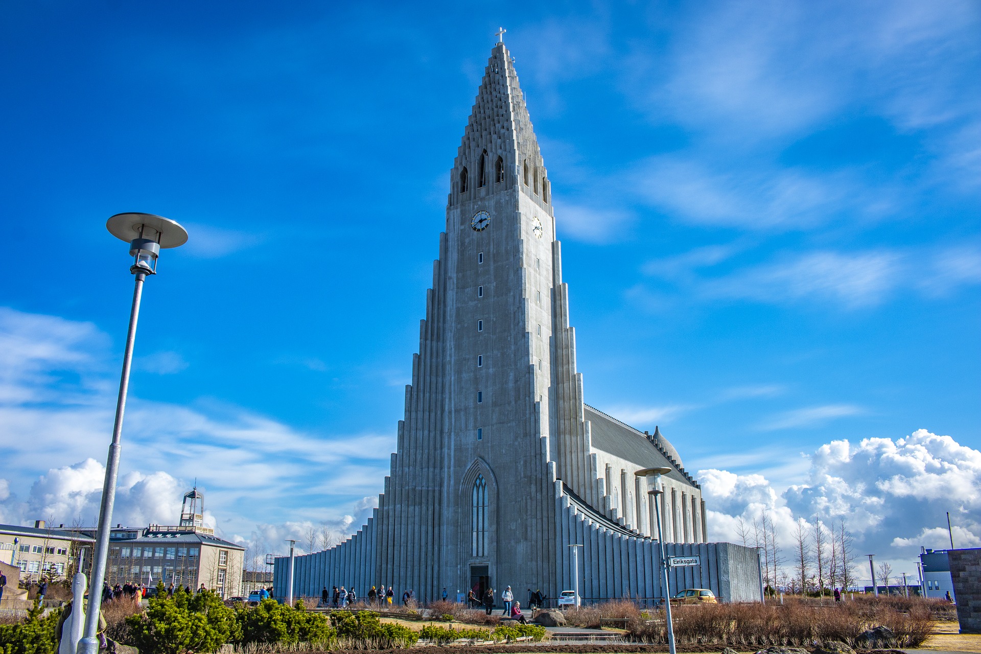 Hallfrimskirkja church in Reykjavik, Iceland